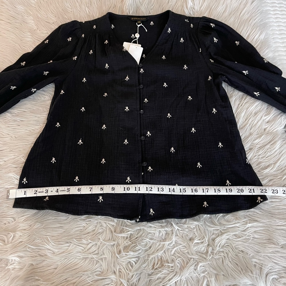 NWT | Downeast | Embroidered Top - Picture 10 of 13